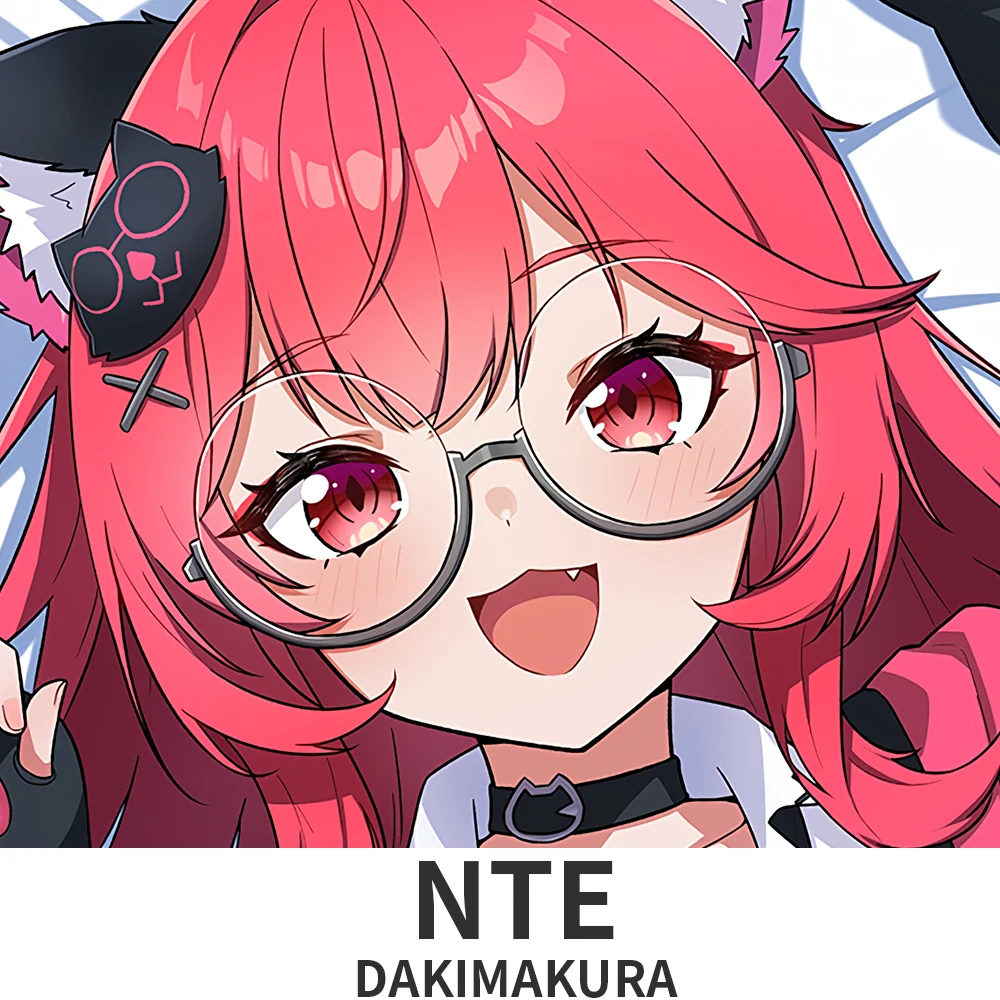 NTE Nanally Hotori Nevernessto Everness Lacrimosa Dakimakura Mint Anime Style Pattern Pillow Cover Sofa Bed Cushion Case