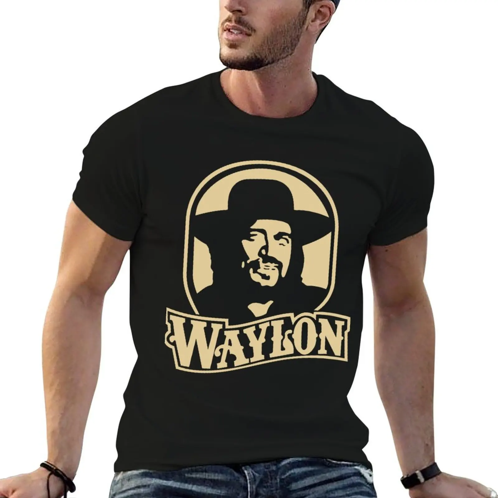 The OFFICIAL Waylon Jennings T-Shirt anime t shirts Luxury man men graphic t shirts