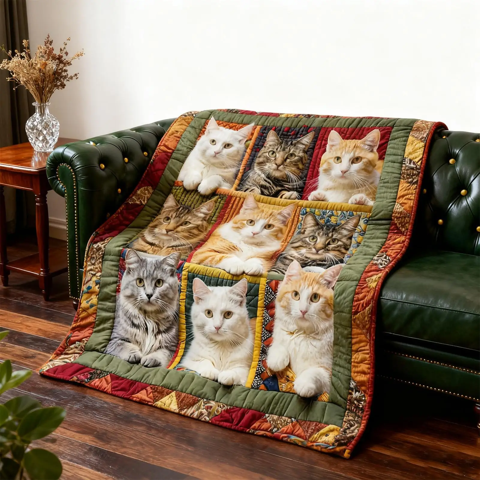 

Уютное плюшевое флисовое одеяло для любителей кошек, идеально подходящее для дивана, сна, офисных прорывов и рождественского декора, уютный плюшевый флис для любителей кошек