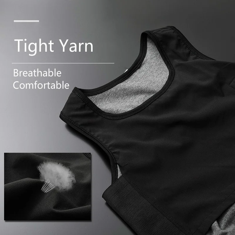 

Pullover Yarn Breathable Breast Binder Non Bandage Chest Breast Plus Size Vest Tank Top Binder Corset