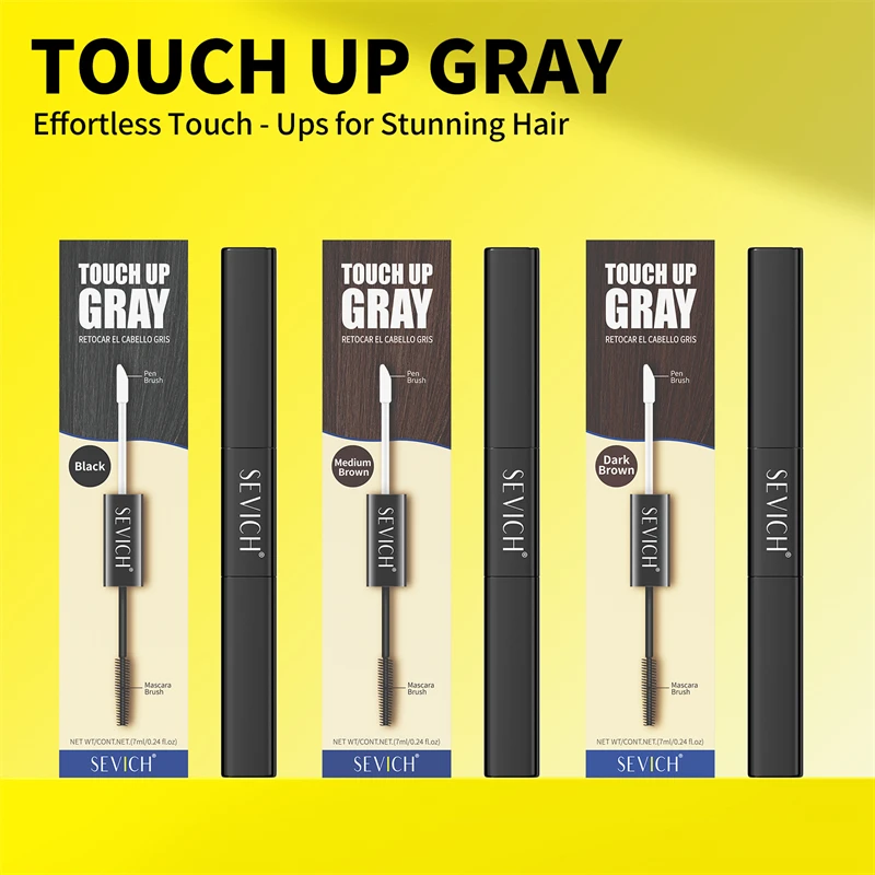 1PC Hair Dying Stick One-Time Hair Dye Pen Temporary Hair Colour Dye Brush Quick Coverage White Hairs Styling Makeup Tool