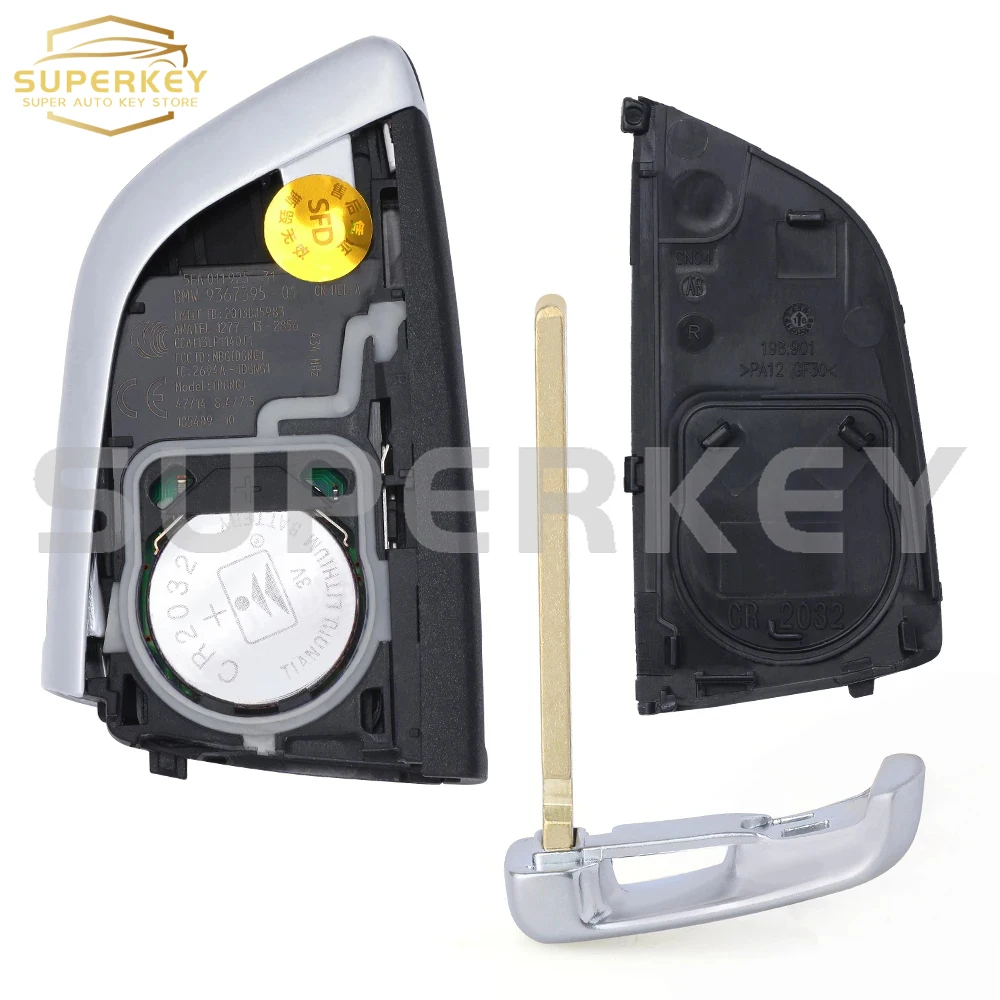 SUPERKEY 3 pulsanti smart key per BMW serie 2 (F45/F46) serie 5 (F10/F11/F07/F18) X5 (F15/F85) 2012 2013 2014 2016 2018 434.6Mhz