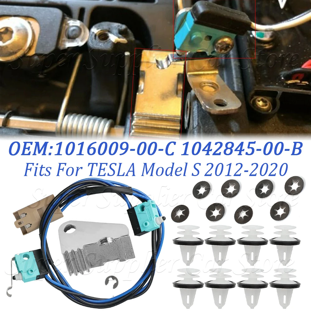 Door Handle Microswitch Harness Upgrade Repair Kit For TESLA Model S 2012 2013 2014 2015 2016 2017 2018 2019 2020 1016009-00-B
