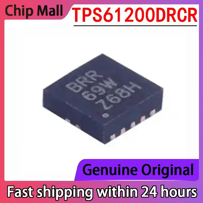 2PCS New TPS61200DRCR Screen Printed BRR Packaging DFN-10 Power Management Switch Regulator Chip