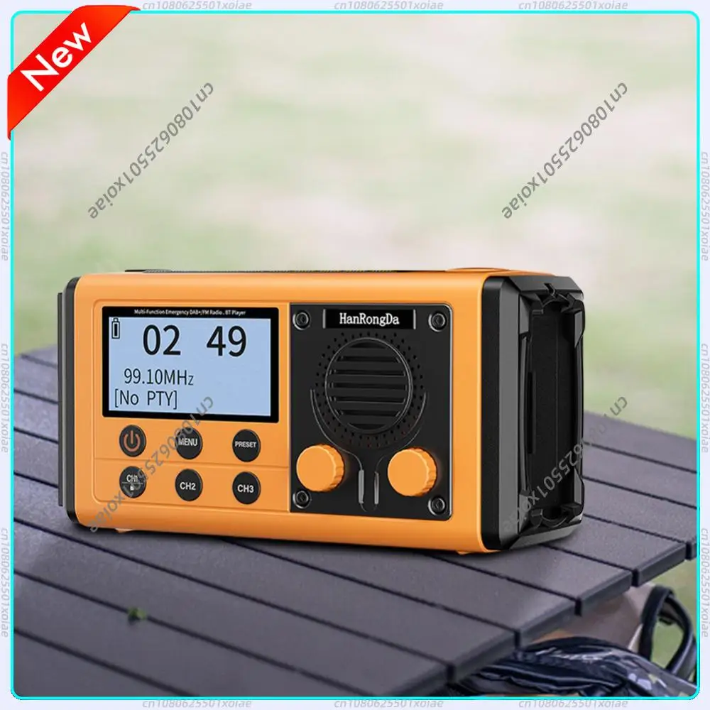 radio-d'urgence-portable-10000-mah-avec-haut-parleur-charge-solaire-et-manivelle-radio-dab-fm-alarme-sos-lampe-torche-d'urgence-exterieure