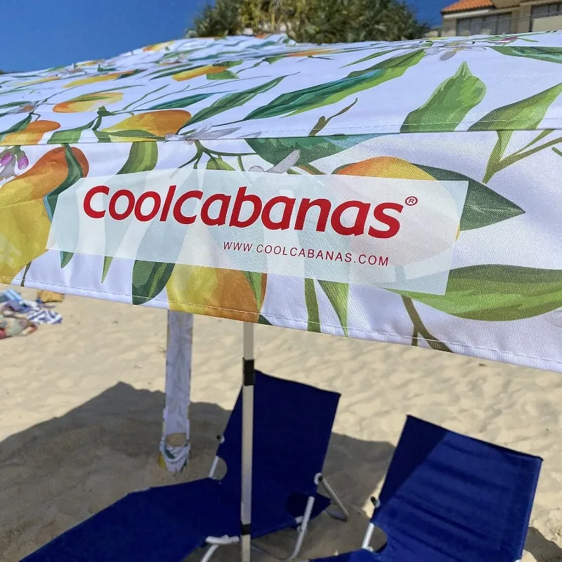 Tienda de campaña para sombra de playa, Cabana de playa de fácil configuración, protección UPF 50 +, tamaños grandes y medianos, compacta y resistente al viento