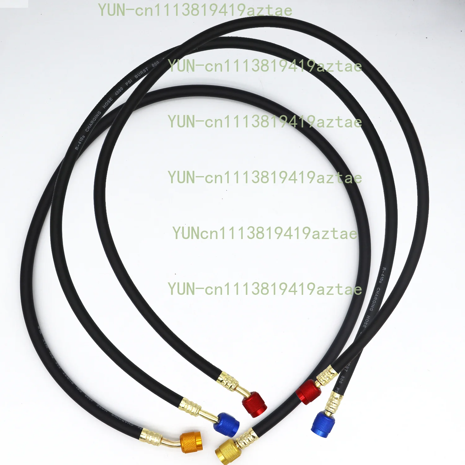 R410A AC Charging Hose 1/4'' SAE Set 800 PSI for HVAC Air Condition Refrigerant Hoses R134A R32 Refrigeration Charging Tool