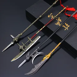 30cm Ancient Metal Cold Weapon Large Alloy Model Weapon Decoration House Decor Desktop Game Colletion Action Figure Arts Toys