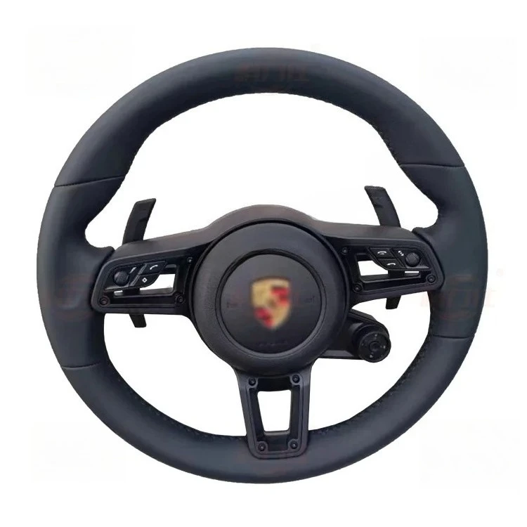 

Suits For Porsche 911 Heating Macan Cayman Cayenne Panamera 718 Customized Steering Wheel With All Leather Carbon Fiber