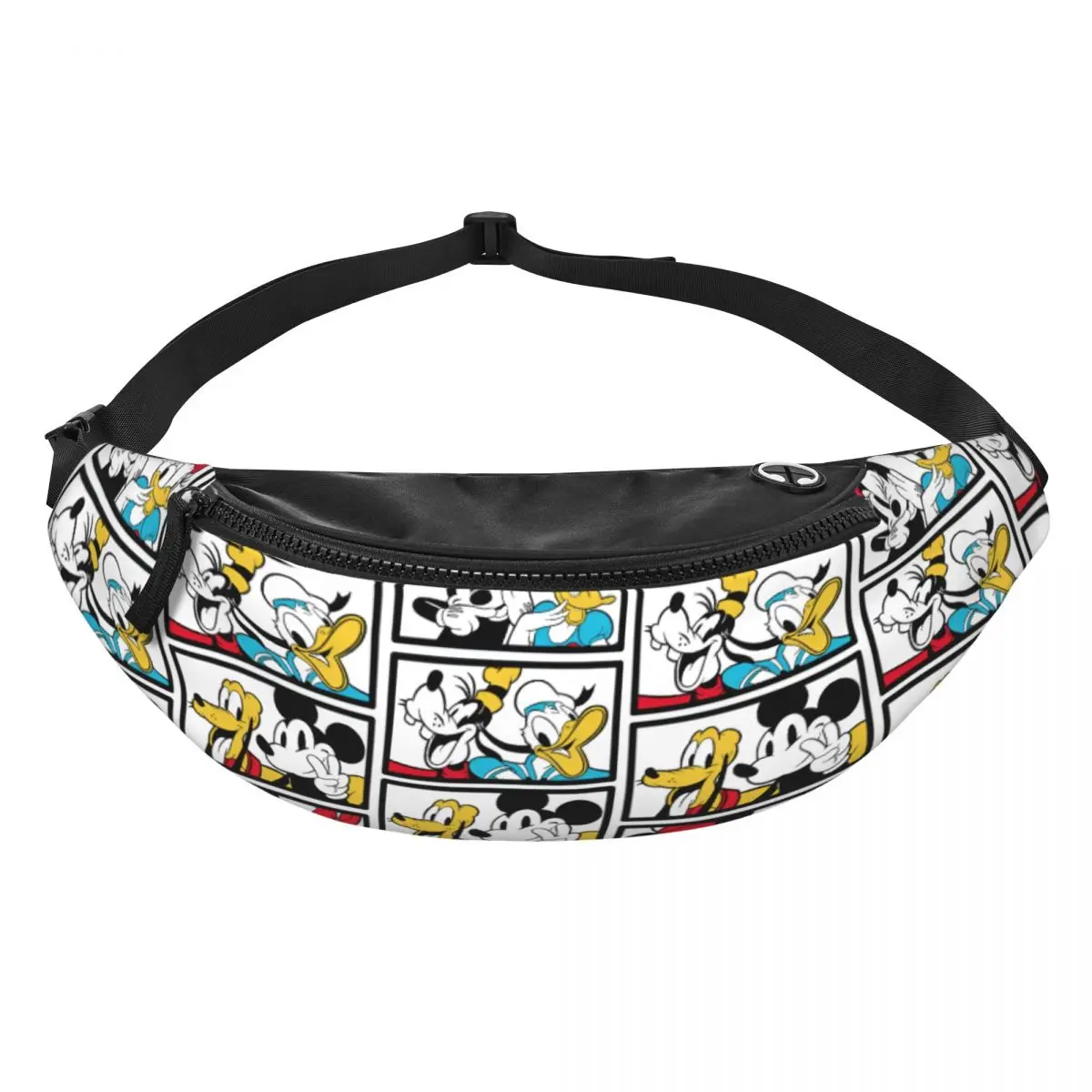 

Custom Cool M-Mickey Anime M-Mouse Fanny Pack for Running Men Women Cartoon Crossbody Waist Bag Phone Money Pouch