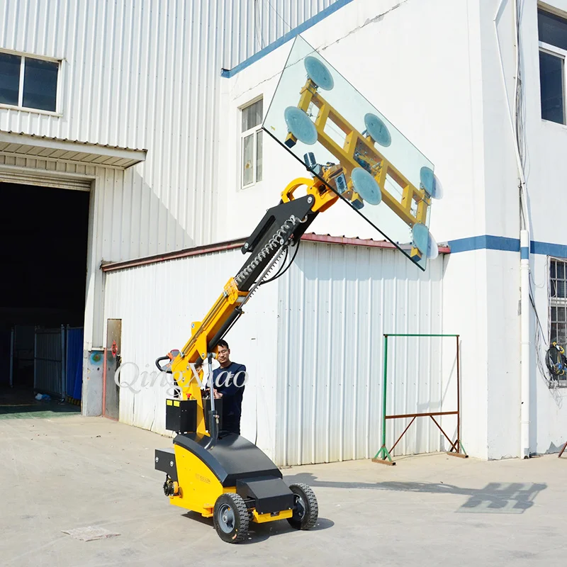 FOB Glass Suction Lifter For Curtain Wall Installation Heavy Duty Suction Cup Manipulator With 360 Degree Rotation Equipment