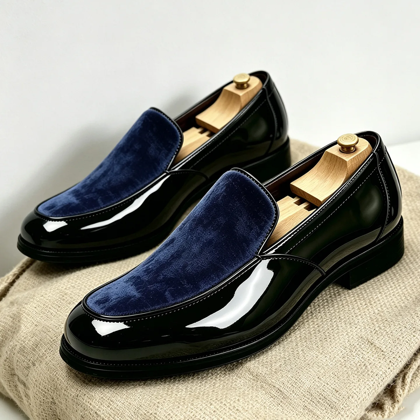 Men's Fashionable Loafers Leather Shoes Light Luxury High-End Business Formal Dress Shoes Comfortable Breathable