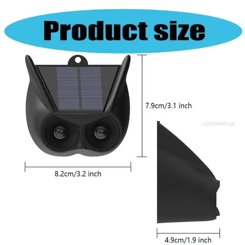 27rb солнечные животные преследование с предупреждением, подходящим для защиты сада