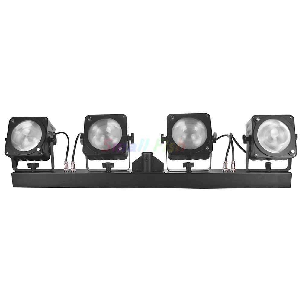 LED 4x30W RGB 3in1 COB Aluminum Alloy Par Kit Wash stage Effect Lights DMX512 Wedding Lighting Disco Bar Party KTV Club DJ