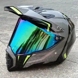 DOT Classic Motocross Atv Mtb With Lens Motorcycle  Downhill Helmet Fuera De La Carretera Casco