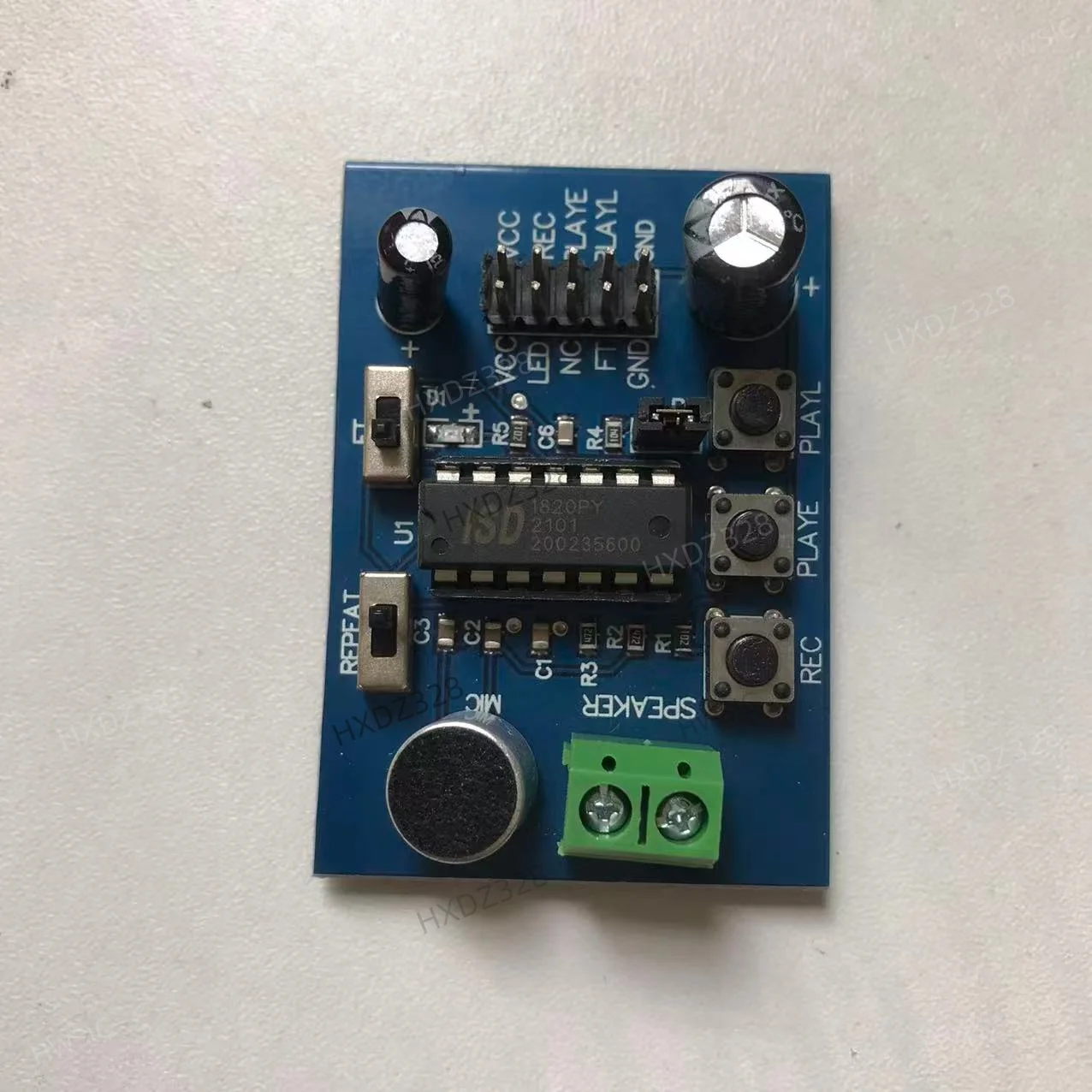 Plj-8led-RED PCB Ruler PCB NRF24L01 MB-102 K43 BLE4.0 ISD1820P HS-088