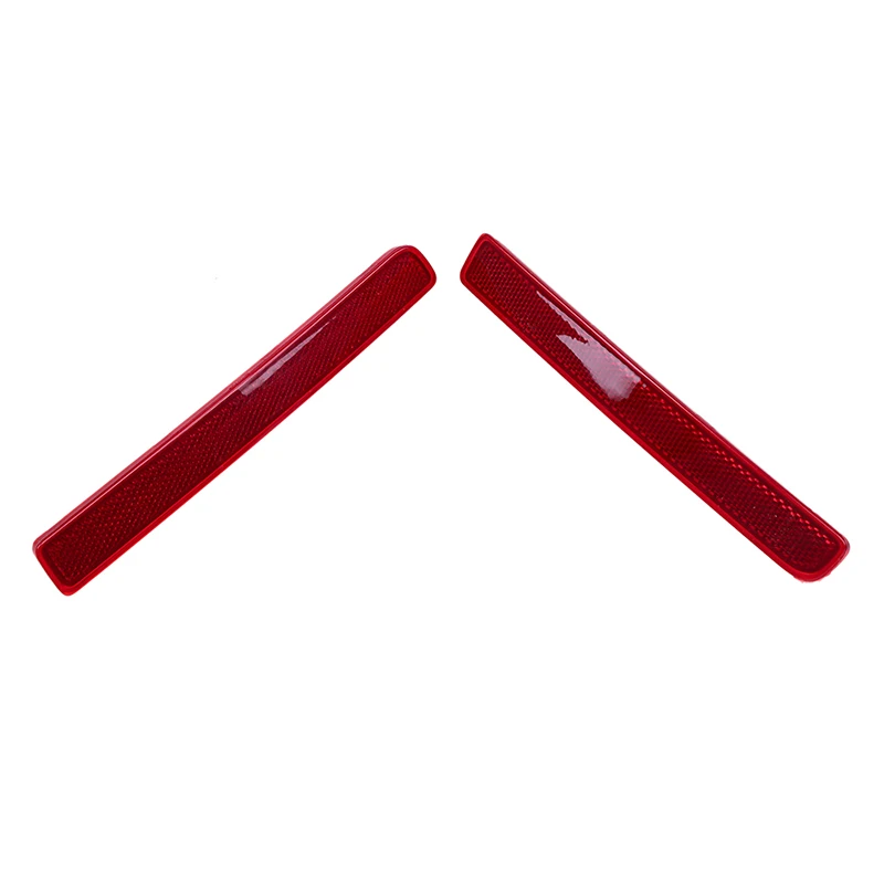 POSSBAY Car Red Lens Reflector Rear Bumper Light Lamp Cover for Land Rover Discovery 3 /Range Rover Sport Reflective Stickers