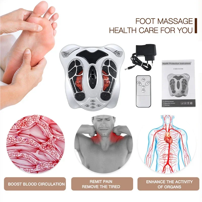 Electric Foot Massager Feet Acupoints Improve Blood Circulation Relief Pain Relax Electric Foot Fatigue Sore Home Office Foot