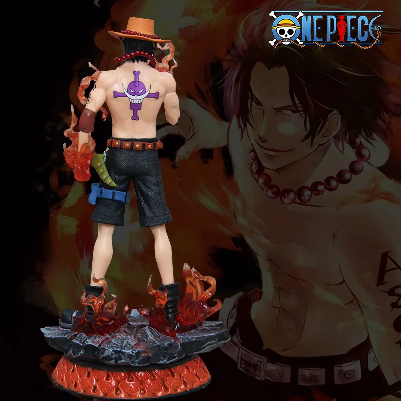 Modèle de la série cancers One Piece Fire Fist Dream, figurine de statue de dessin animé Zanstanding, jouet à main, autour de deux yuans, créatif