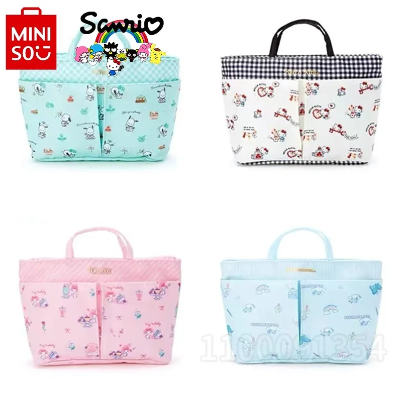 sanrio Hello Kitty New Diaper Bag Handbag Cartoon Cute Baby Diaper Bag Large Capacity Fashion Handbag Multifunctional Baby Bag