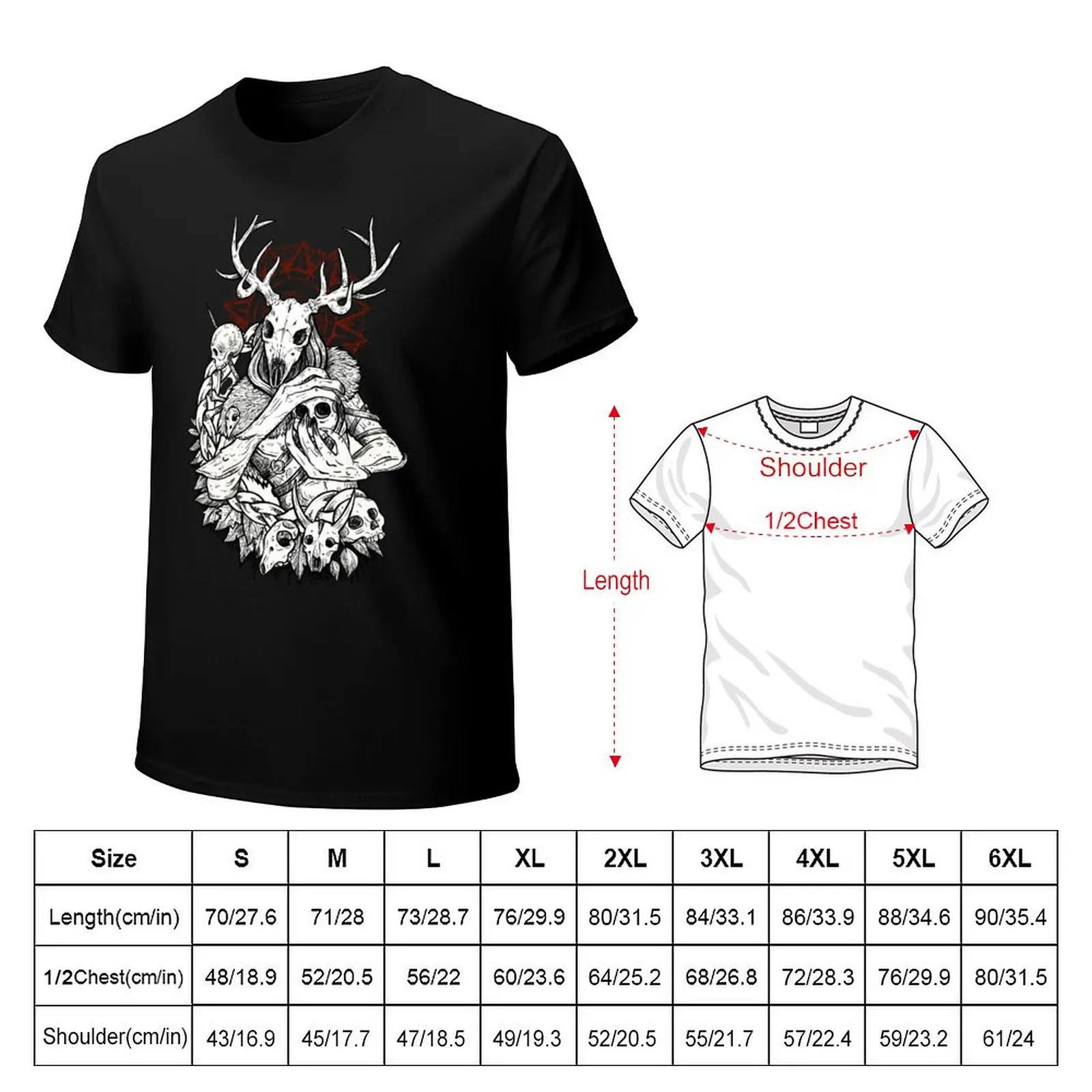 Leshen witcher forest demon T-Shirt blacks Short sleeve tee t shirt men
