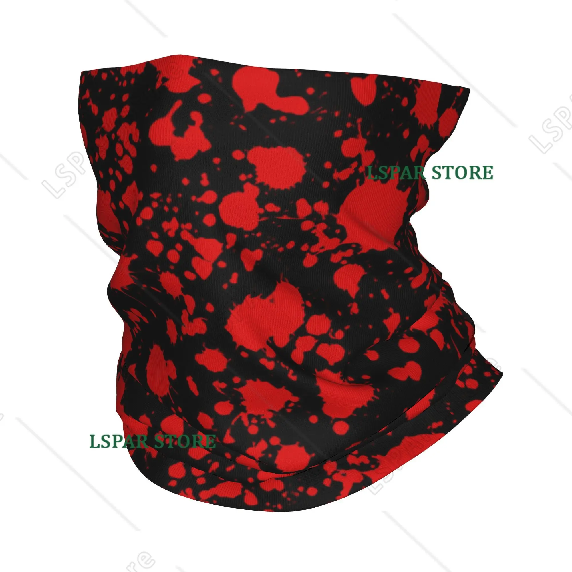 

Customized Red Bloodstain Printed Pattern Headscarf Neck Cover Suitable for Skiing and Cycling Unisex Can Wrap Scarves