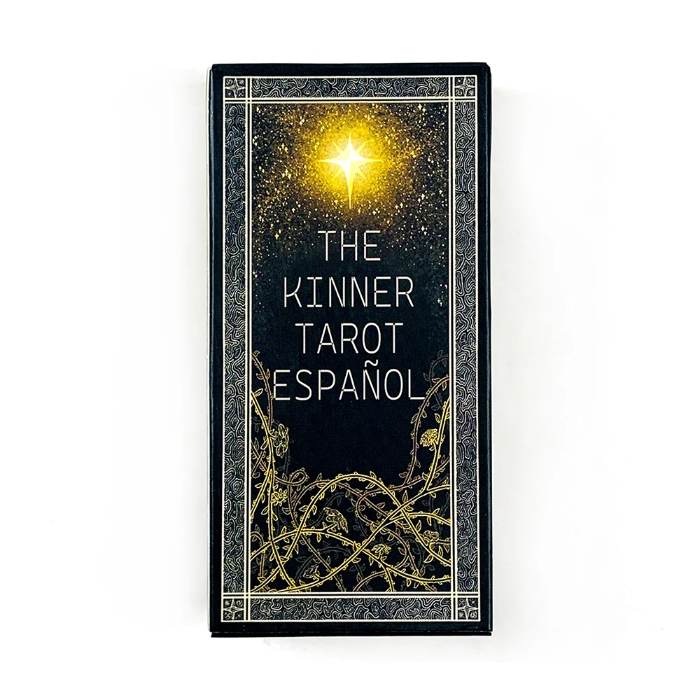 The Kinner Tarot Deck 78pcs Cards Spanish Edition Predictive Divination Board Game,Holiday Game Family Gathering Game Cards