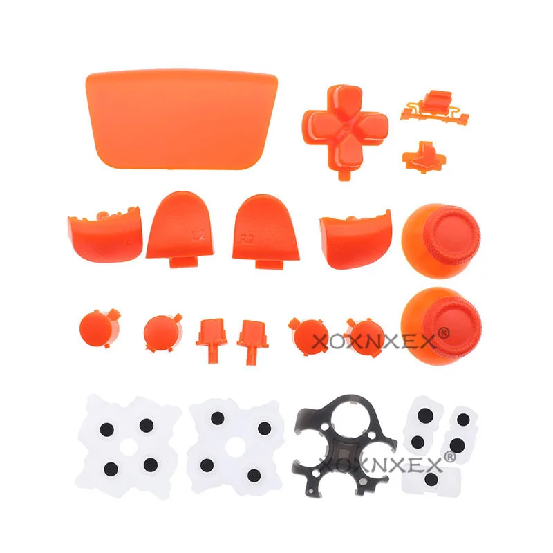 L1 R1 L2 R2 ABXY الزناد أزرار مجموعة كاملة المقود Dpad/ث سيليكون موصل زر ل PS5 2.0 BDM-020 تحكم