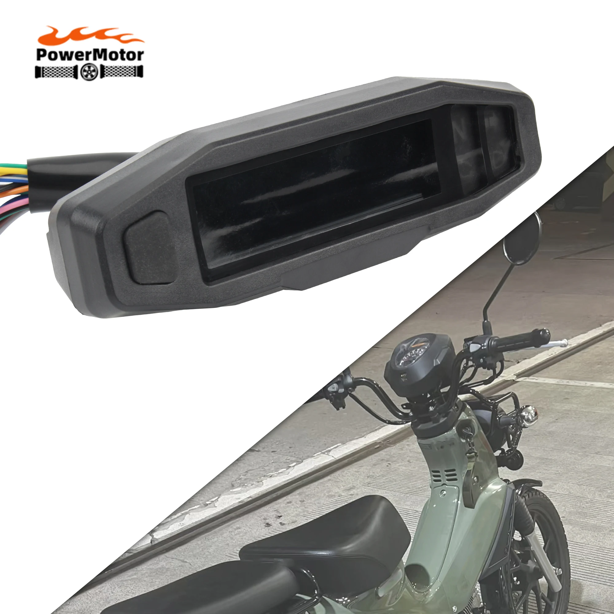 

New Mini Universal Motorcycle Speedometer Tachometer Turn Signal Light Indicator For Scooter Mini Moto Modification Accessories