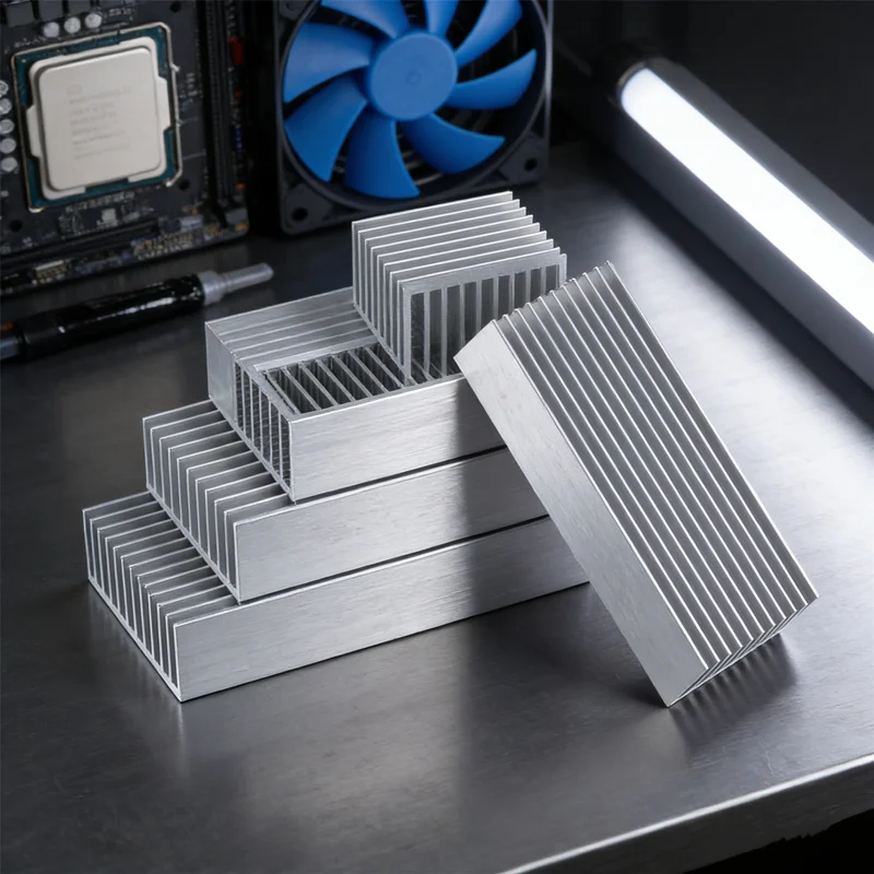 2026 NEW Passive Cooling Solution for DIY High Power LEDs, Extruded Aluminum Sink for High Wattage Projects, Easy Mount Design