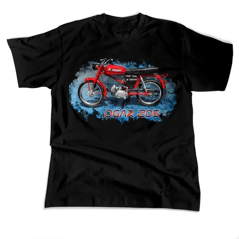 

Ogar Caffe 125 (ogar205) Retro Motorcycle T-Shirt 100% Cotton O-Neck Short Sleeve Summer Casual Mens T-shirt Streetwear
