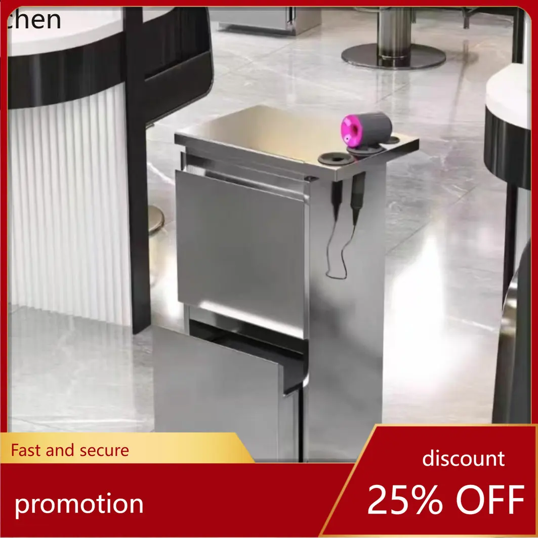 

Шкаф для инструментов парикмахерской ZML из нержавеющей стали, специальный стол-тумба для хранения инструментов для салонов красоты