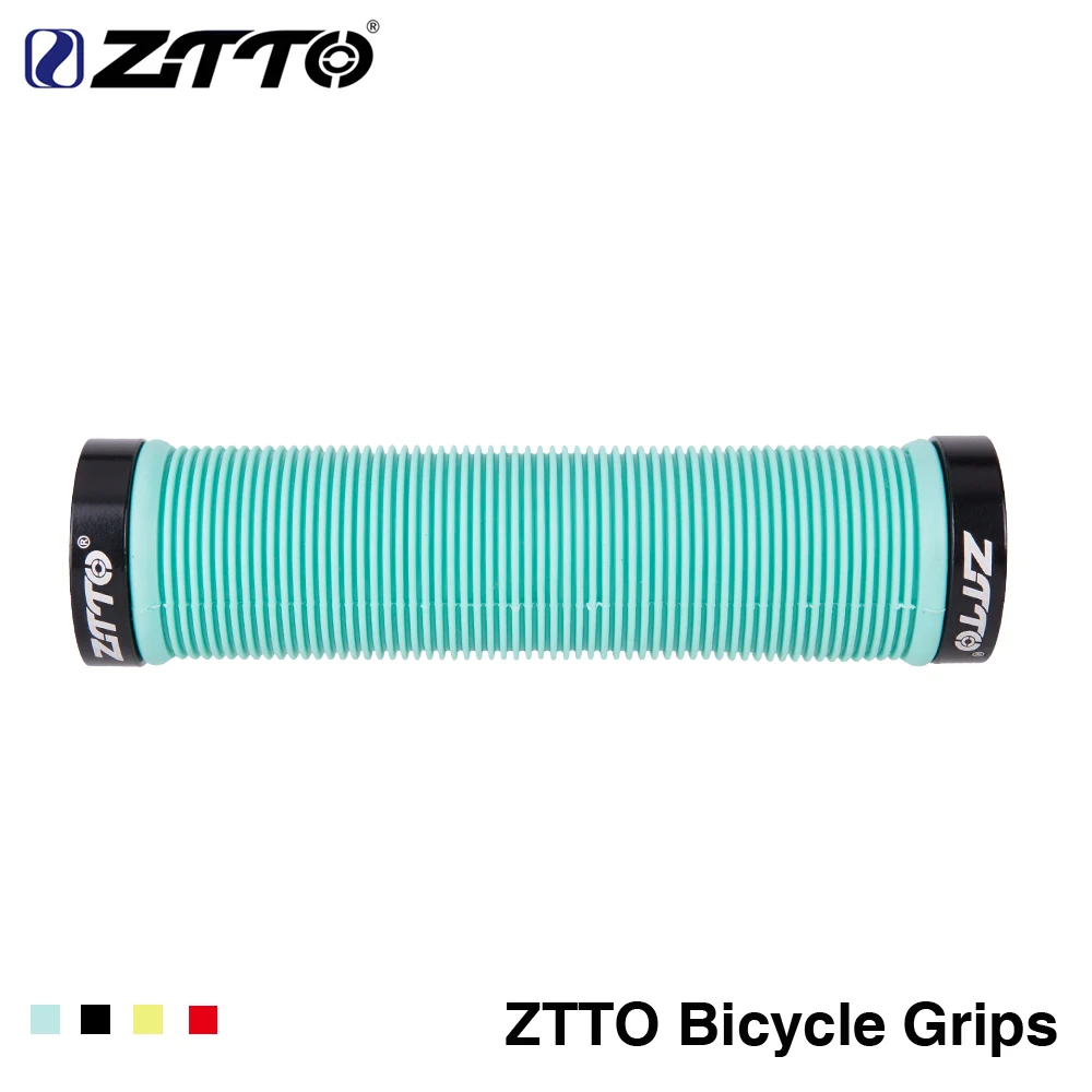 1Pair ZTTO MTB Handlebar Grips Silicone Gel Lock on Anti slip Grips for MTB Folding Bike Skull design bicycle parts AG15