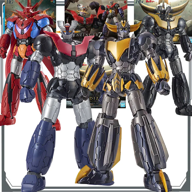 

Bandai Original MODEL KIT GUNDAM HG GETTER DRAGON&MAZINGER Z &Grendizer BLACK Ver.&MAZINGER Z BLACK Ver. Сборка моделей игрушек
