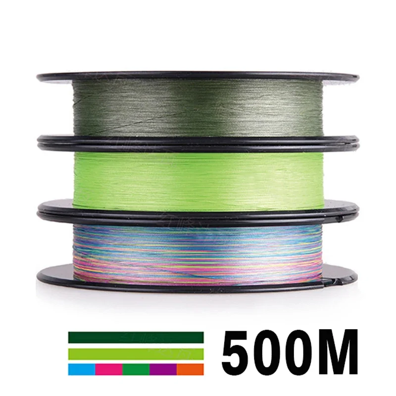 Original Japan Line 500M PE 8 Braided Fishing Line for Sea Fishing 8 Strands Super Strong Japanese Multifilament line