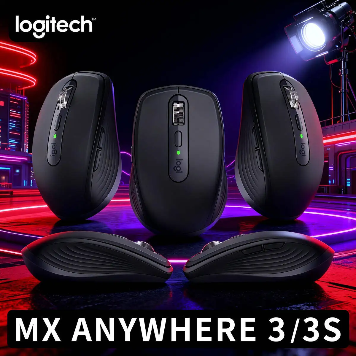 

Logitech MX Anywhere 3S Ultra Responsive Wireless Mouse High Accuracy for Laptop Desktop Home Office