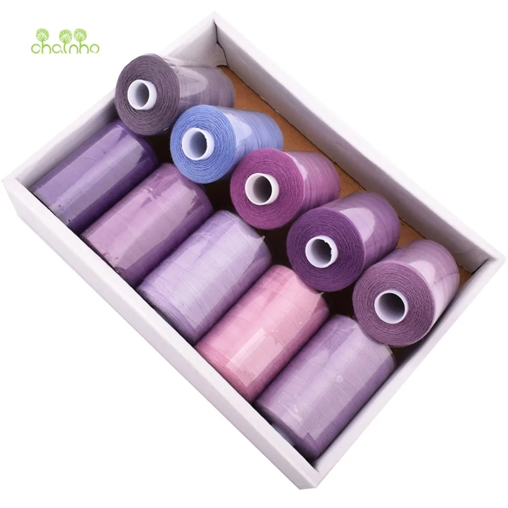 10 Spools/Lot, Multi Color Polyester Thread For Sewing & Quilting,High Quality Sewing Thread Suitable For Needlework & Machine