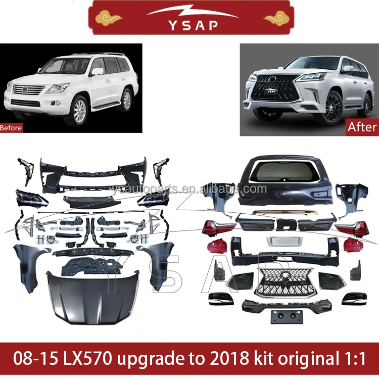 Factory price 2008-2015 LX570 upgrade to 2018 body kit original 1:1