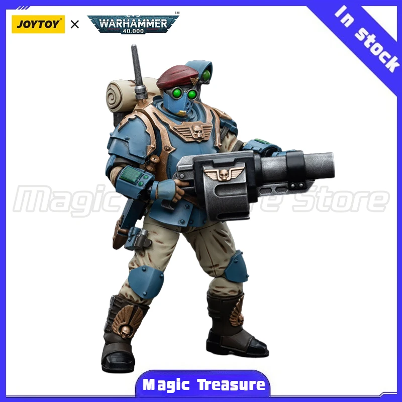 

【MT】JOYTOY 1/18Action Figure Warhammer 40K Astra Militarum Tempestus Scions Command Squad 55th Kappic Eagles Grenadier Model Toy