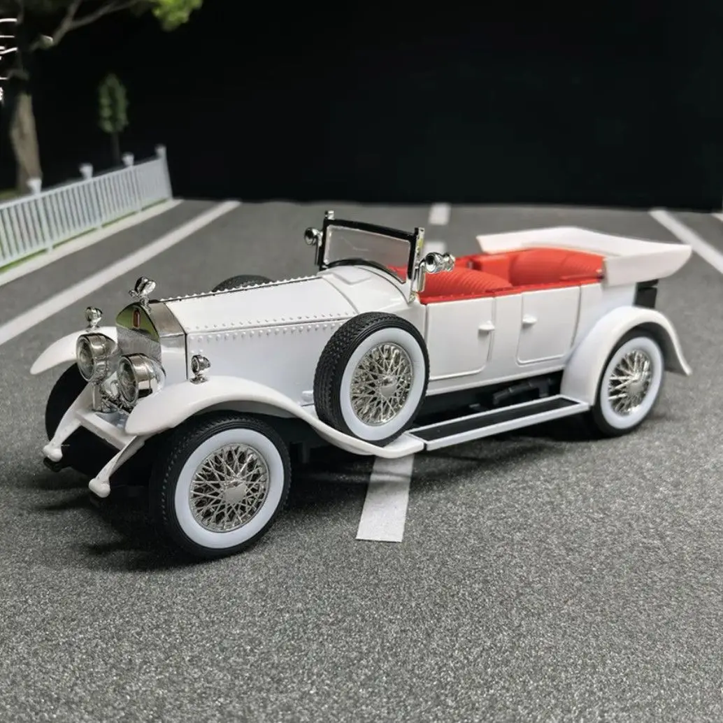1:24 Rolls Royce Phantom I 1925 Alloy Model Car Toy Diecasts Metal Casting Sound and Light Car Toys For Children Vehicle