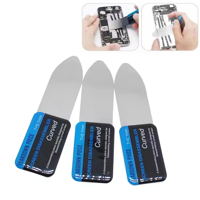 1-5Pcs Stainless Steel Blade Soft Ultra Thin Pry Tool Mobile Phone Tablet LCD Screen Battery Opening Tool For IPhone IPad Opener