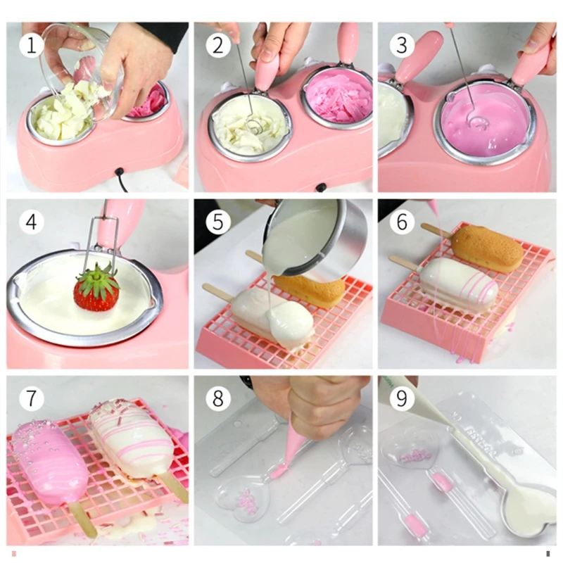 Le four de fonte du chocolat 220V place la machine électrique de pot de fonte de chauffage