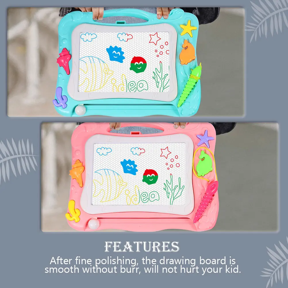 2 Pcs Magnetic Writing Board Baby Toy Multifunctional Plastic Drawing Pad Kids Toys