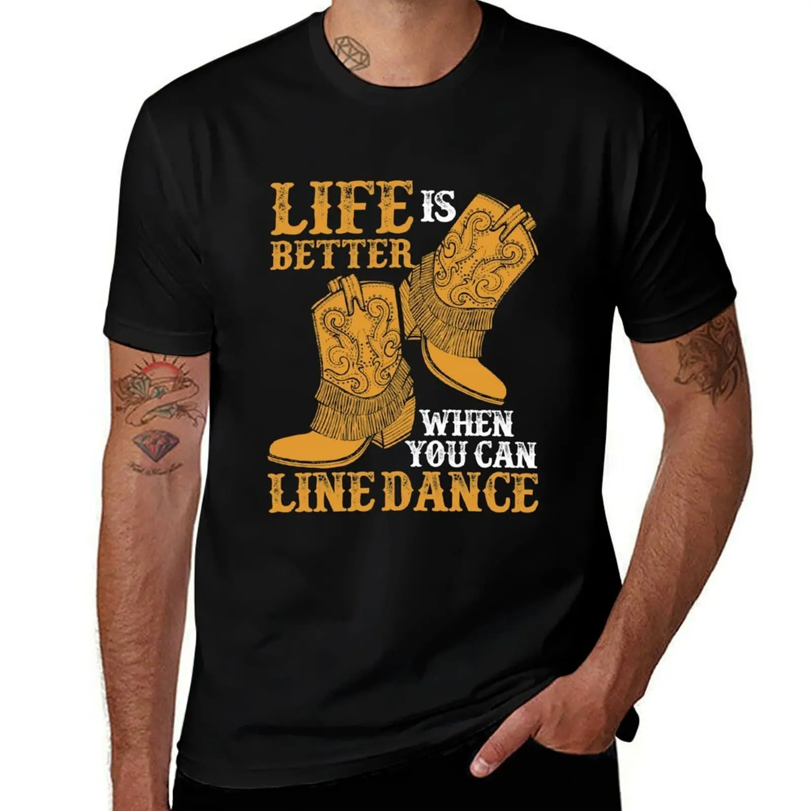 Line Dancing Life Is Better When You Can Line Dance T-Shirt Plus Size Lightweight Tee Shirt T-Shirt