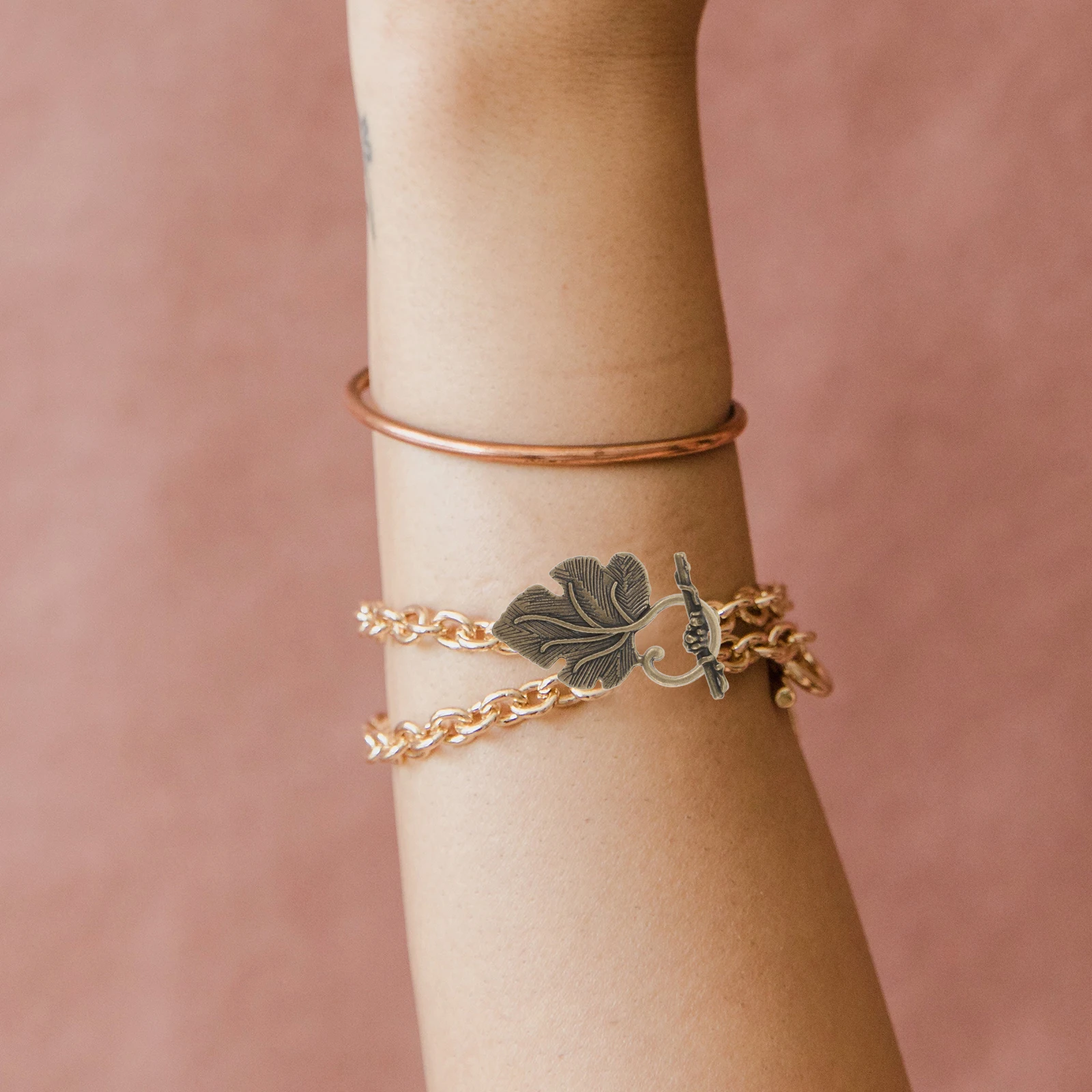 

40 set Retro Ot Buckle Findings Zinc Alloy Toggle Clasps For Bracelet Necklace Diy Jewelry Making Craft Connector Tools