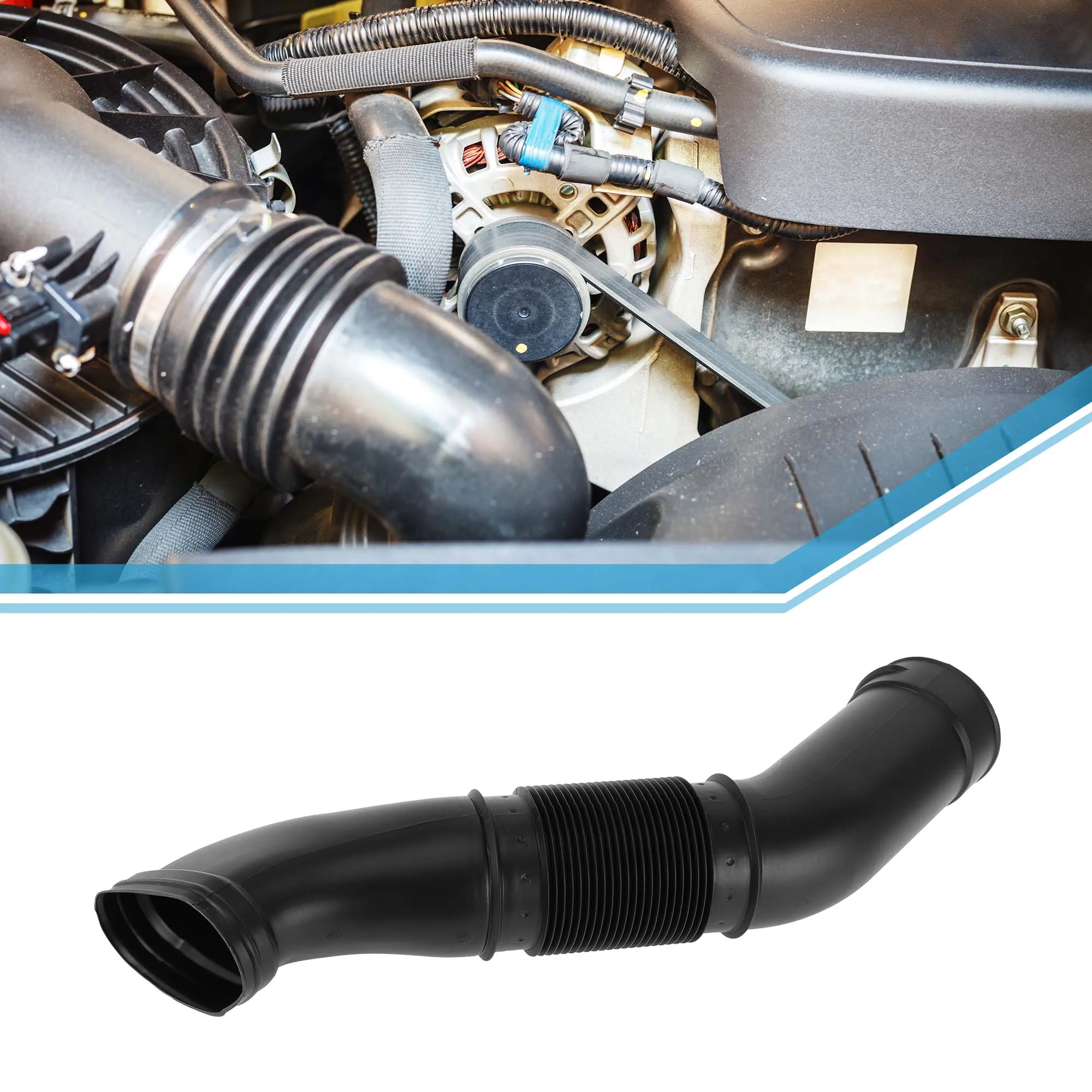 X Autohaux Vehicle Air Intake Pipe Right Side Rubber Hose No.A1130941182 for Mercedes-Benz W215 W220 S430 S55 CL500 2000-2006