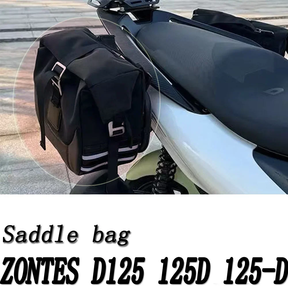 

For ZONTES D125 125D 125-D Side Bag Canvas Side Bag Waterproof And Durable With Stand New