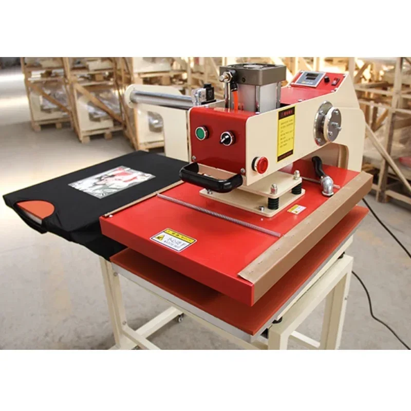 Indoor Pneumatic Sliding Press Machine 40x50cm Transfer Clothing Hot Stamping Machine Mark Stamping Machine Without Base