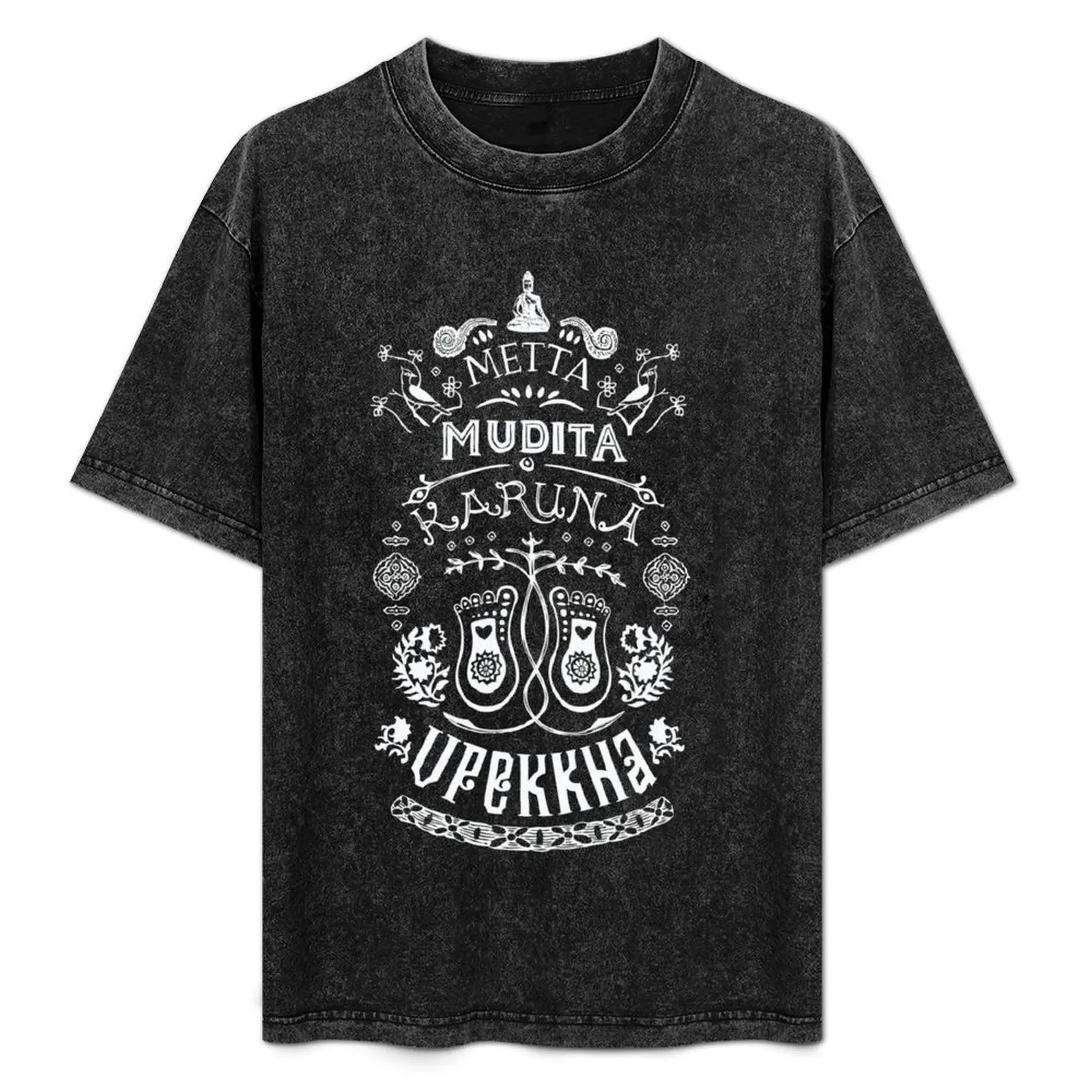 

The Four Brahma Viharas T-Shirt plus size clothes customs graphics tees mens white t shirts