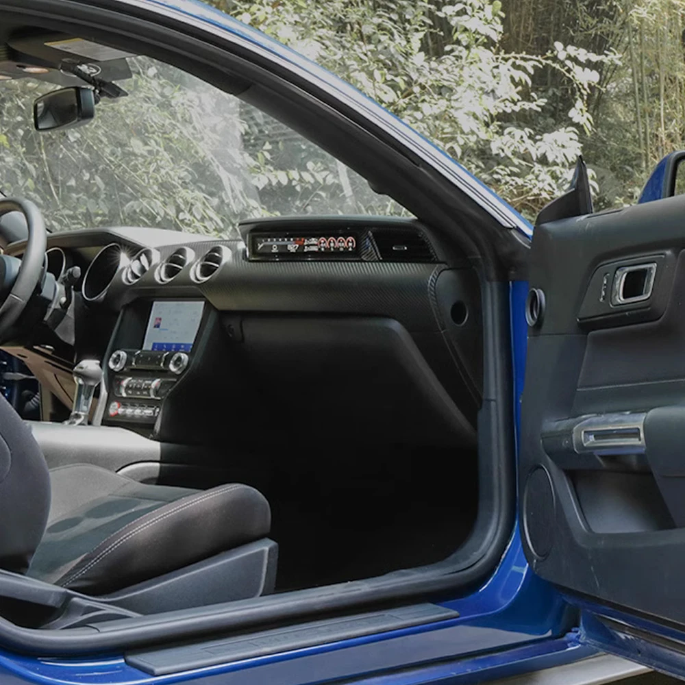 Panel Instrumen LCD Digital untuk Mobil Mustang 2015-2020, Speedometer, Pemutar Multimedia, Layar Lampu